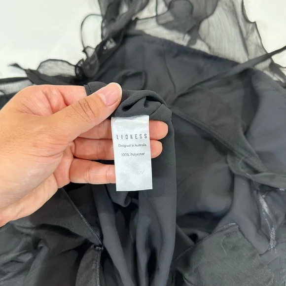 LIONESS COCKTAILS ASAP RUFFLE DRESS - Picture 15 of 15